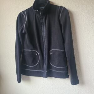 Kuhl Kashmira Black amd Gray Jacket Sweater Size S